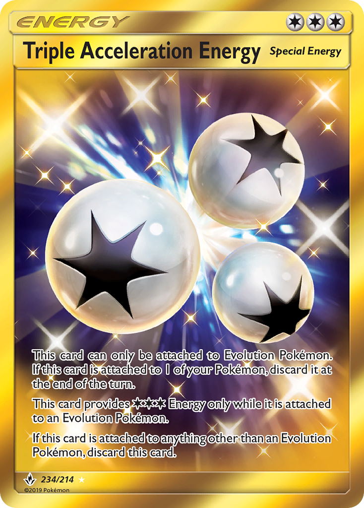 Triple Acceleration Energy (234/214) [Sun & Moon: Unbroken Bonds] | Gear Gaming Bentonville