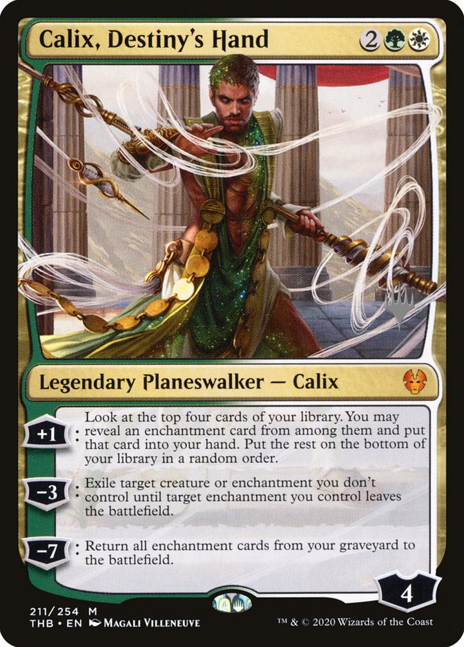 Calix, Destiny's Hand (Promo Pack) [Theros Beyond Death Promos] | Gear Gaming Bentonville