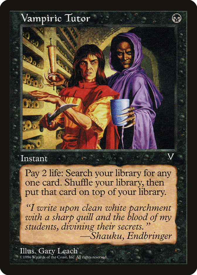 Vampiric Tutor [Visions] | Gear Gaming Bentonville