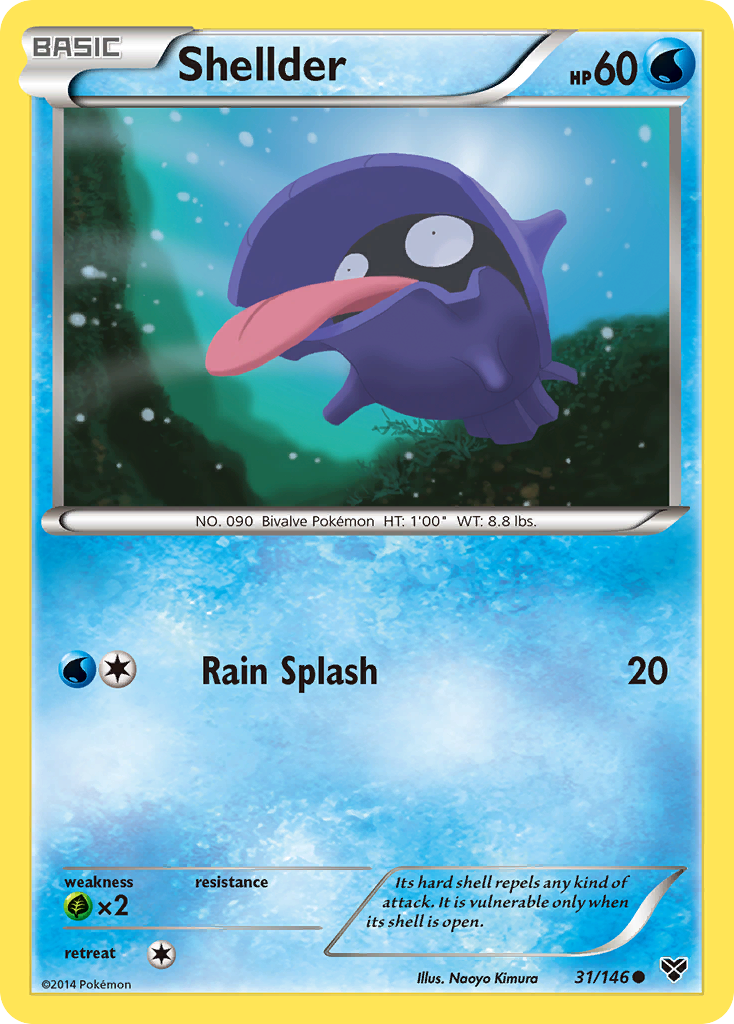 Shellder (31/146) [XY: Base Set] | Gear Gaming Bentonville