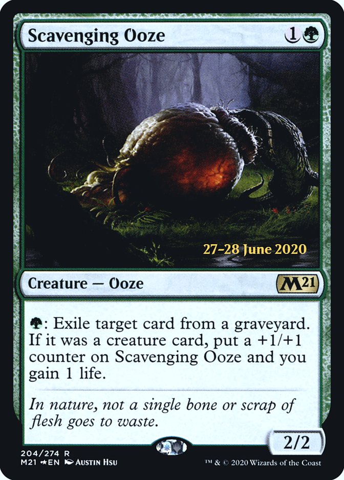 Scavenging Ooze  [Core Set 2021 Prerelease Promos] | Gear Gaming Bentonville