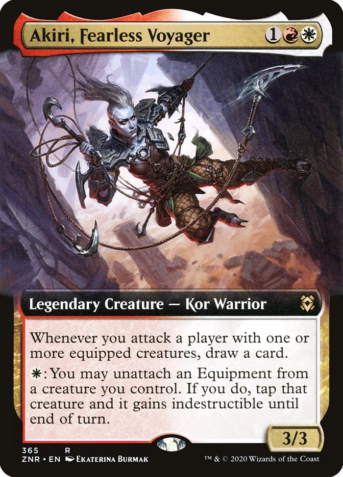 Akiri, Fearless Voyager (Extended Art) [Zendikar Rising] | Gear Gaming Bentonville