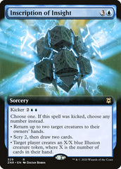 Inscription of Insight (Extended Art) [Zendikar Rising] | Gear Gaming Bentonville