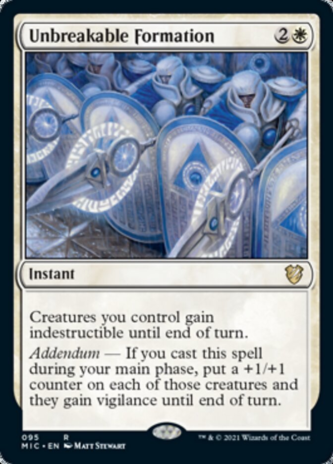 Unbreakable Formation [Innistrad: Midnight Hunt Commander] | Gear Gaming Bentonville