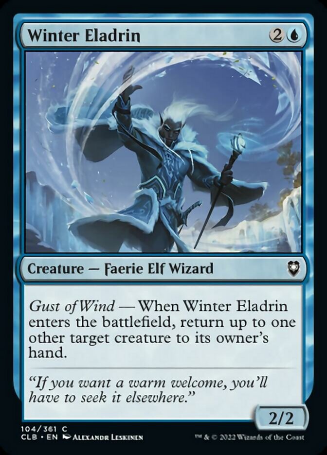 Winter Eladrin [Commander Legends: Battle for Baldur's Gate] | Gear Gaming Bentonville