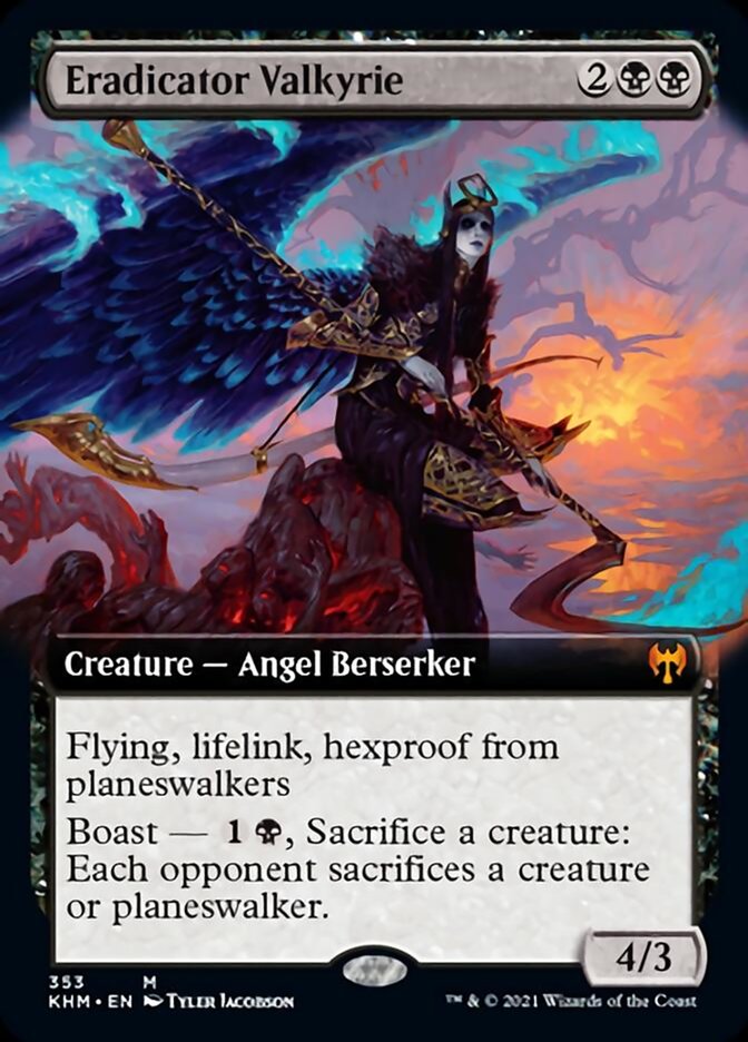 Eradicator Valkyrie (Extended Art) [Kaldheim] | Gear Gaming Bentonville