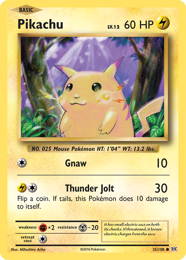 Pikachu (35/108) [XY: Evolutions] | Gear Gaming Bentonville