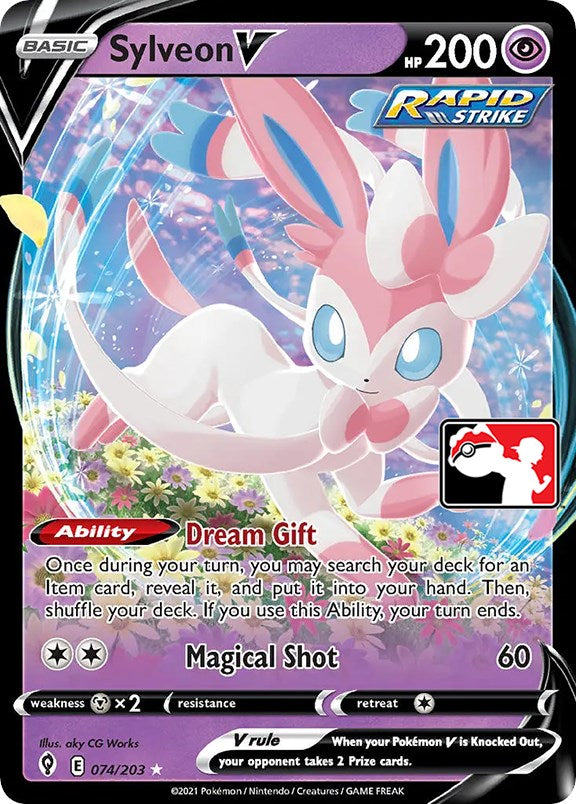 Sylveon V (074/203) [Prize Pack Series One] | Gear Gaming Bentonville