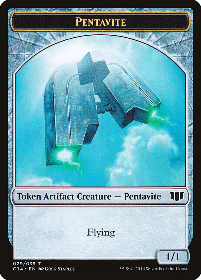 Myr // Pentavite Double-sided Token [Commander 2014 Tokens] | Gear Gaming Bentonville