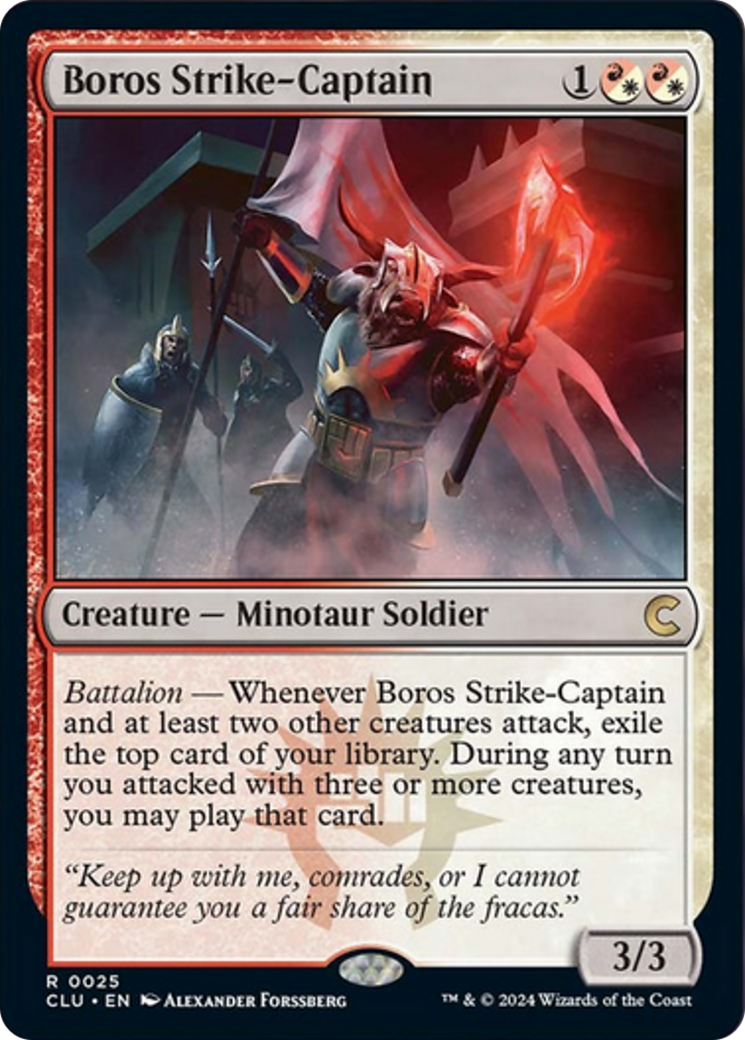 Boros Strike-Captain [Ravnica: Clue Edition] | Gear Gaming Bentonville