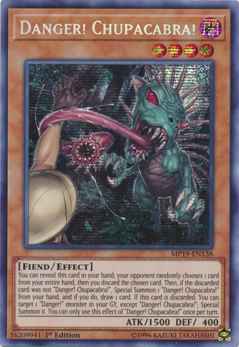 Danger! Chupacabra! [MP19-EN138] Prismatic Secret Rare | Gear Gaming Bentonville