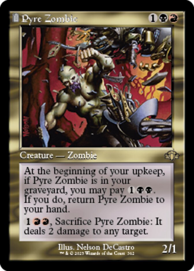 Pyre Zombie (Retro) [Dominaria Remastered] | Gear Gaming Bentonville