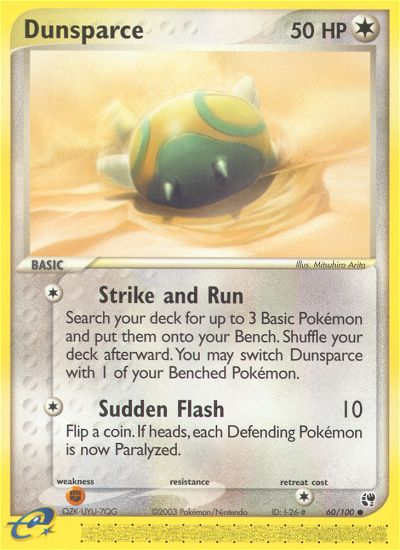 Dunsparce (60/100) [EX: Sandstorm] | Gear Gaming Bentonville