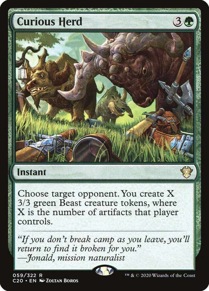 Curious Herd [Commander 2020] | Gear Gaming Bentonville