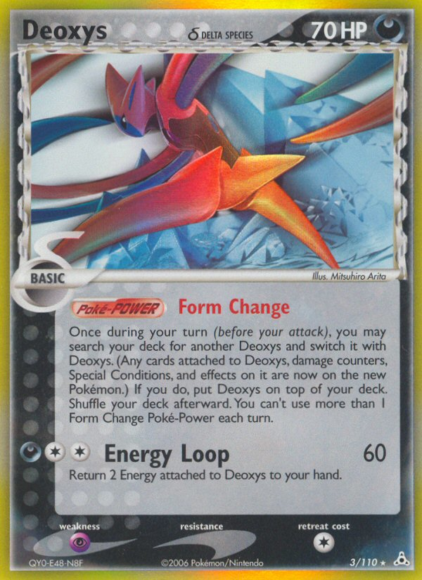 Deoxys (3/110) (Delta Species) [EX: Holon Phantoms] | Gear Gaming Bentonville