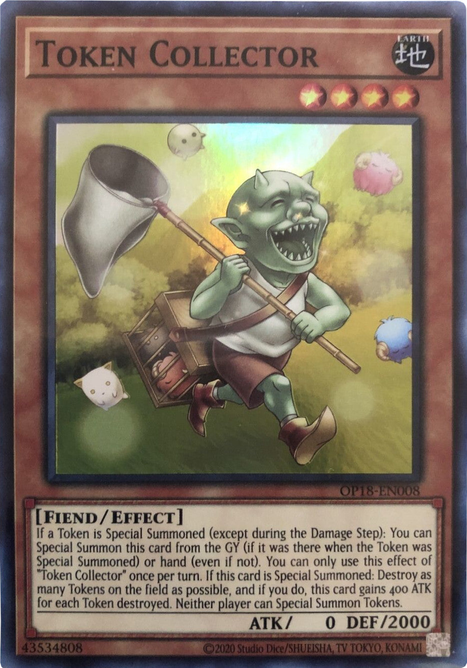 Token Collector [OP18-EN008] Super Rare | Gear Gaming Bentonville