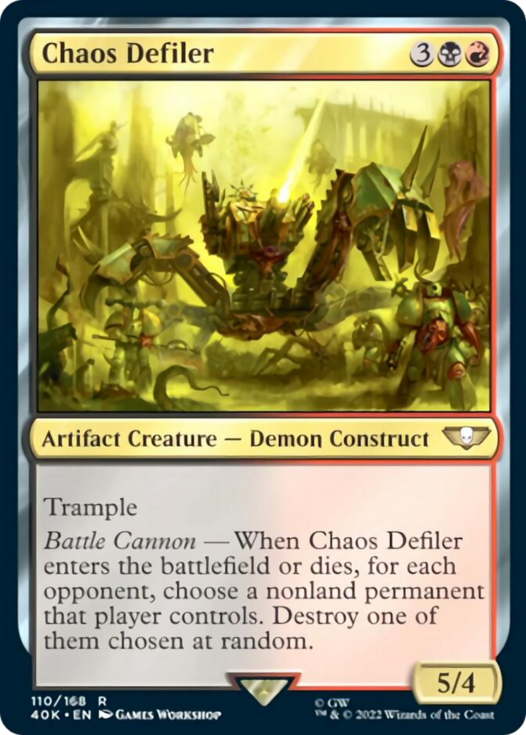 Chaos Defiler (Surge Foil) [Universes Beyond: Warhammer 40,000] | Gear Gaming Bentonville