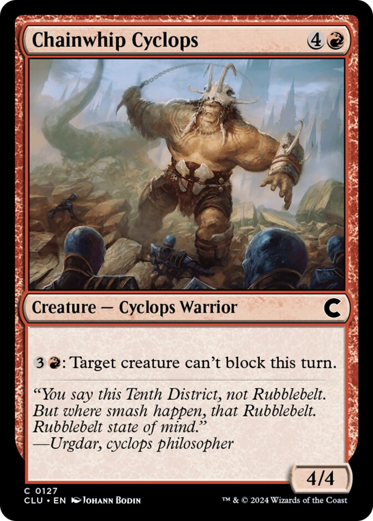 Chainwhip Cyclops [Ravnica: Clue Edition] | Gear Gaming Bentonville