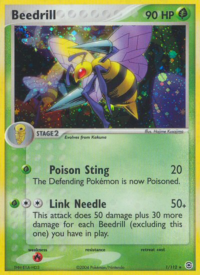 Beedrill (1/112) [EX: FireRed & LeafGreen] | Gear Gaming Bentonville