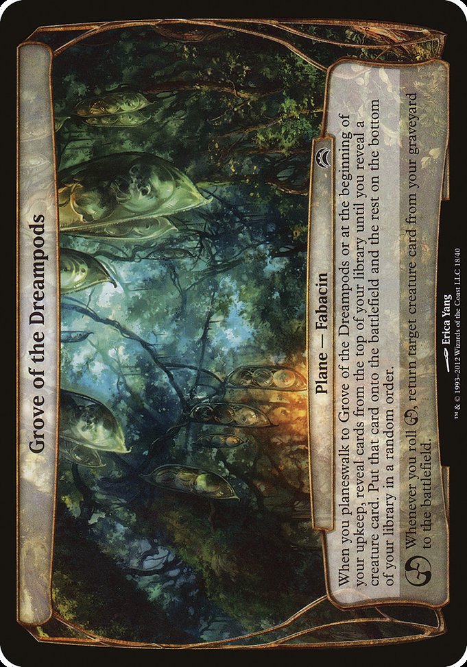 Grove of the Dreampods (Planechase 2012) [Oversize Cards] | Gear Gaming Bentonville