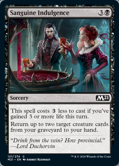 Sanguine Indulgence [Core Set 2021] | Gear Gaming Bentonville