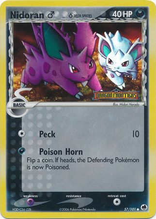 Nidoran (57/101) (Male) (Delta Species) (Stamped) [EX: Dragon Frontiers] | Gear Gaming Bentonville