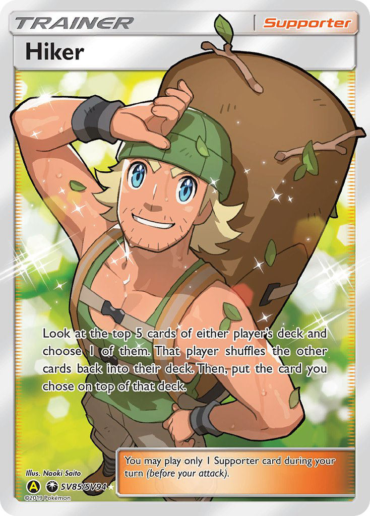 Hiker (SV85/SV94) [Sun & Moon: Hidden Fates - Shiny Vault] | Gear Gaming Bentonville