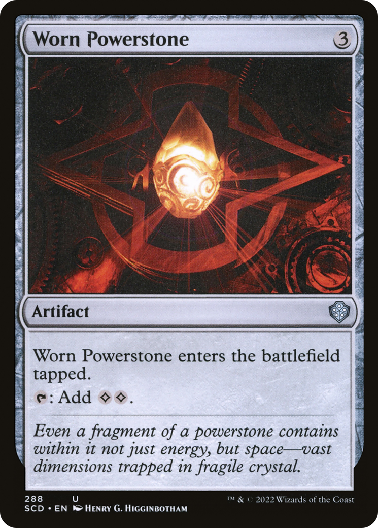 Worn Powerstone [Starter Commander Decks] | Gear Gaming Bentonville