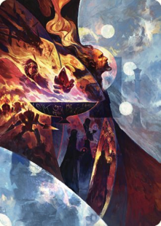 Urza's Command Art Card [The Brothers' War Art Series] | Gear Gaming Bentonville