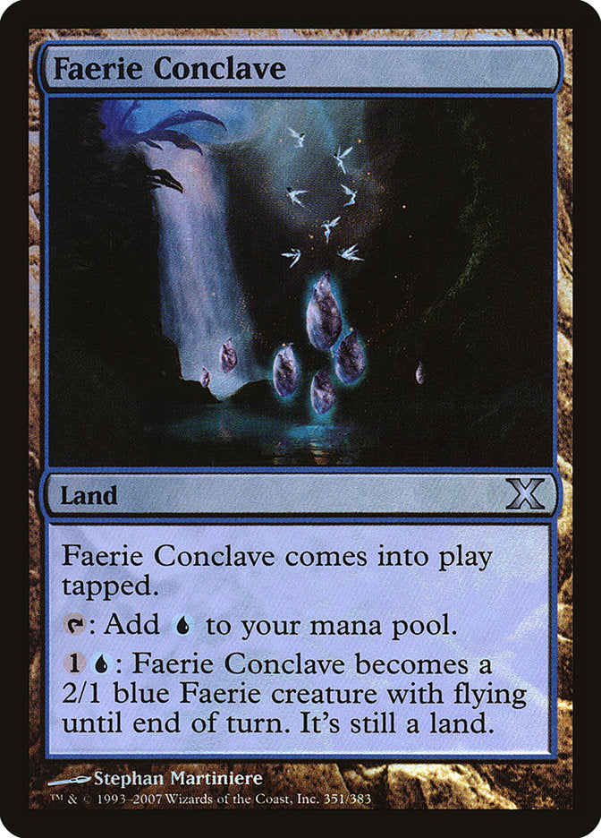 Faerie Conclave (Premium Foil) [Tenth Edition] | Gear Gaming Bentonville