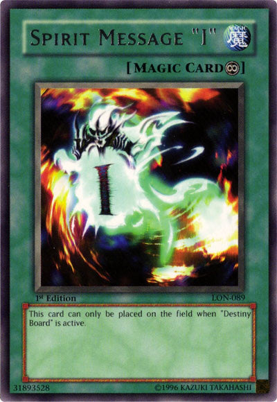 Spirit Message "I" [LON-089] Rare | Gear Gaming Bentonville