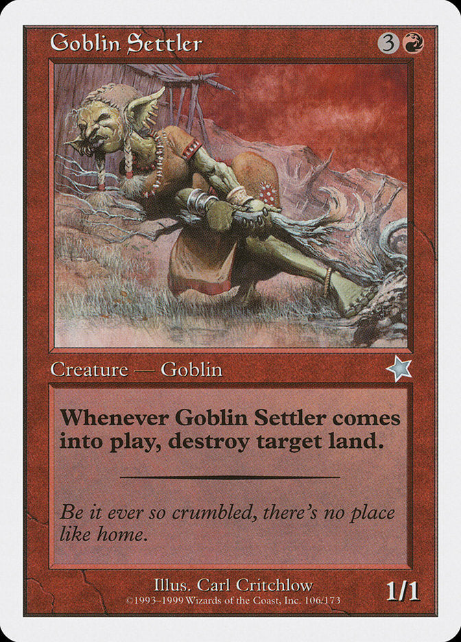 Goblin Settler [Starter 1999] | Gear Gaming Bentonville