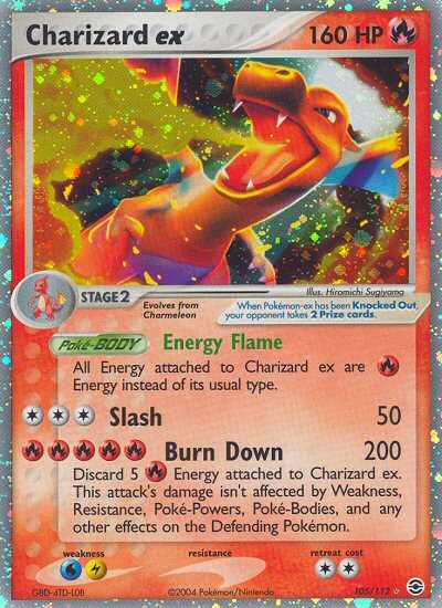 Charizard ex (105/112) [EX: FireRed & LeafGreen] | Gear Gaming Bentonville