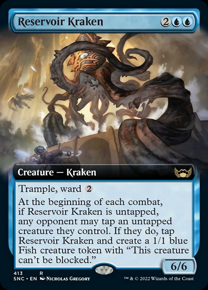 Reservoir Kraken (Extended Art) [Streets of New Capenna] | Gear Gaming Bentonville