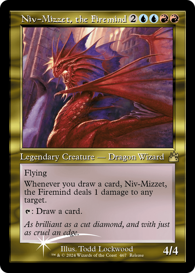 Niv-Mizzet, the Firemind (Retro Frame) [Ravnica Remastered] | Gear Gaming Bentonville