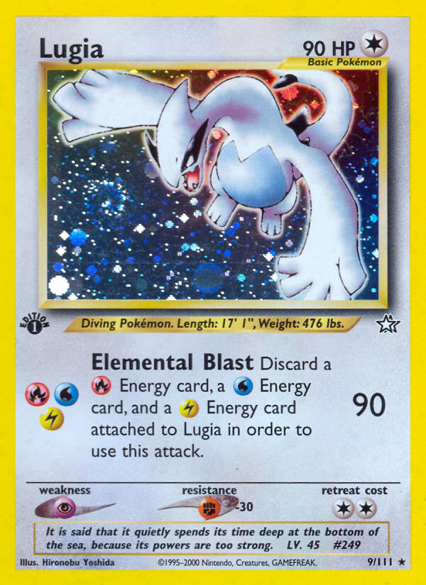 Lugia (9/111) [Neo Genesis 1st Edition] | Gear Gaming Bentonville