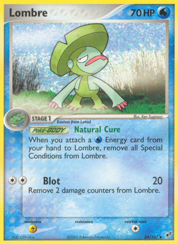 Lombre (34/107) [EX: Deoxys] | Gear Gaming Bentonville