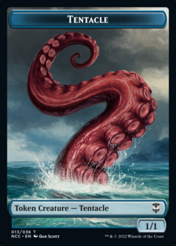 Tentacle // Champion of Wits Double-sided Token [Streets of New Capenna Commander Tokens] | Gear Gaming Bentonville