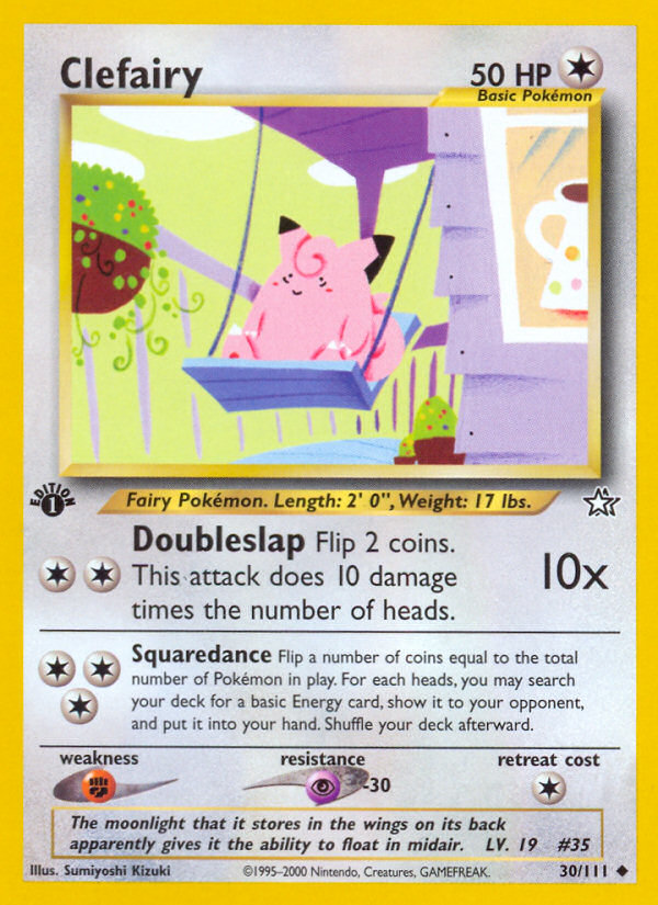 Clefairy (30/111) [Neo Genesis 1st Edition] | Gear Gaming Bentonville