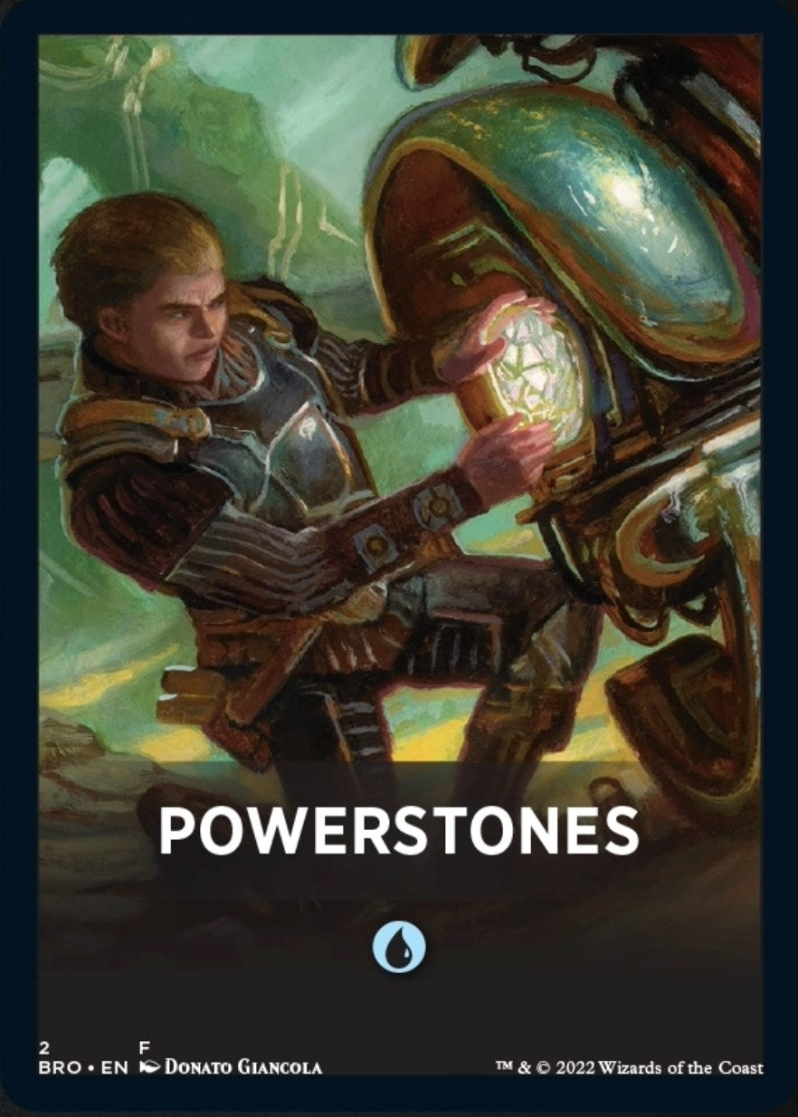 Powerstones Theme Card [The Brothers' War Tokens] | Gear Gaming Bentonville