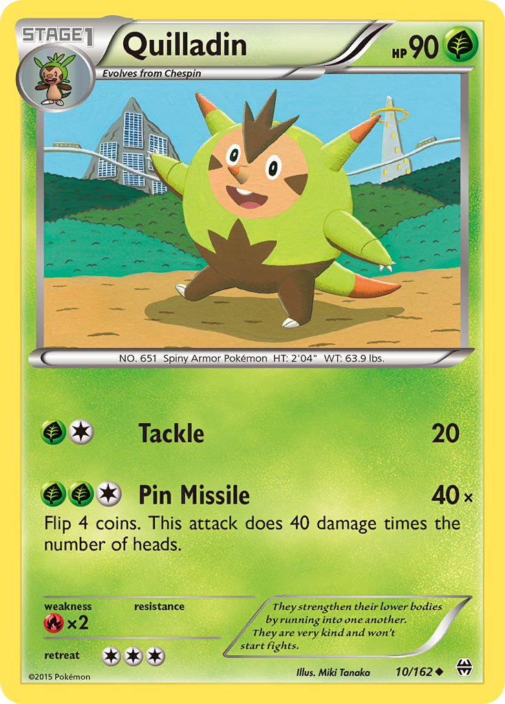 Quilladin (10/162) [XY: BREAKthrough] | Gear Gaming Bentonville