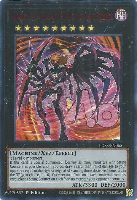 Number C40: Gimmick Puppet of Dark Strings (Red) [LDS3-EN065] Ultra Rare | Gear Gaming Bentonville