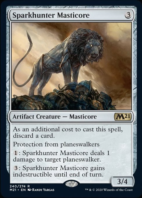 Sparkhunter Masticore [Core Set 2021] | Gear Gaming Bentonville