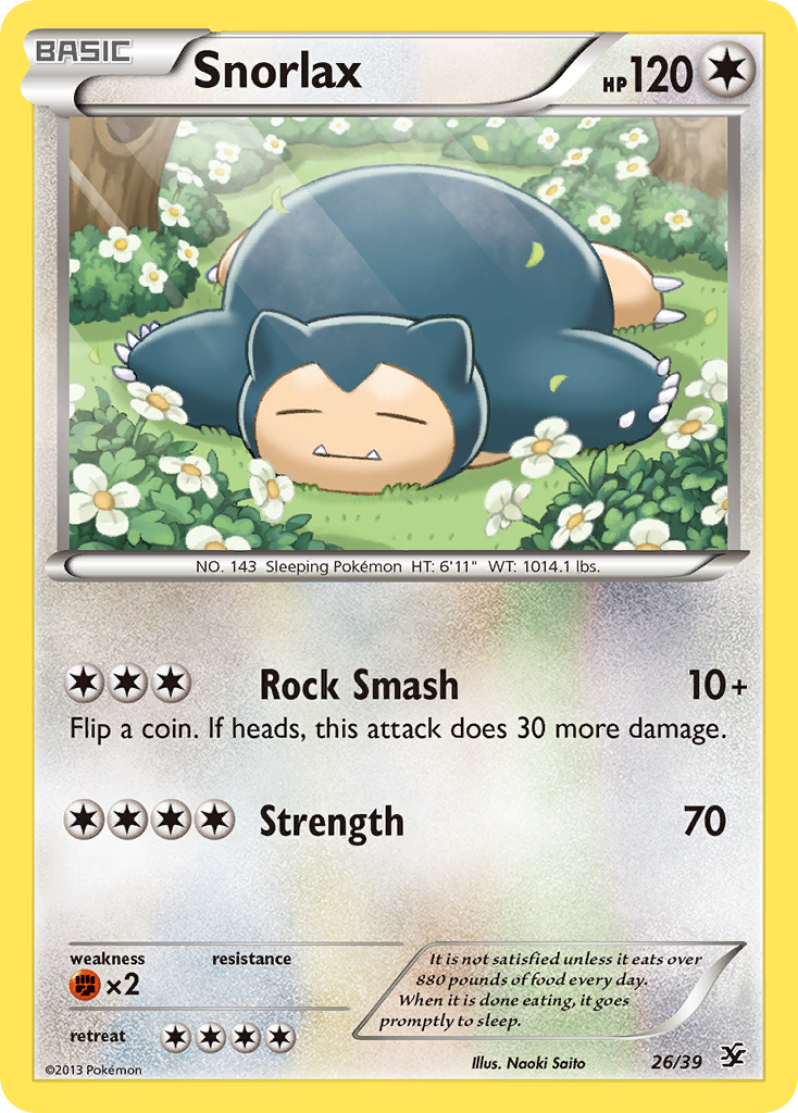 Snorlax (26/39) [XY: Kalos Starter Set] | Gear Gaming Bentonville