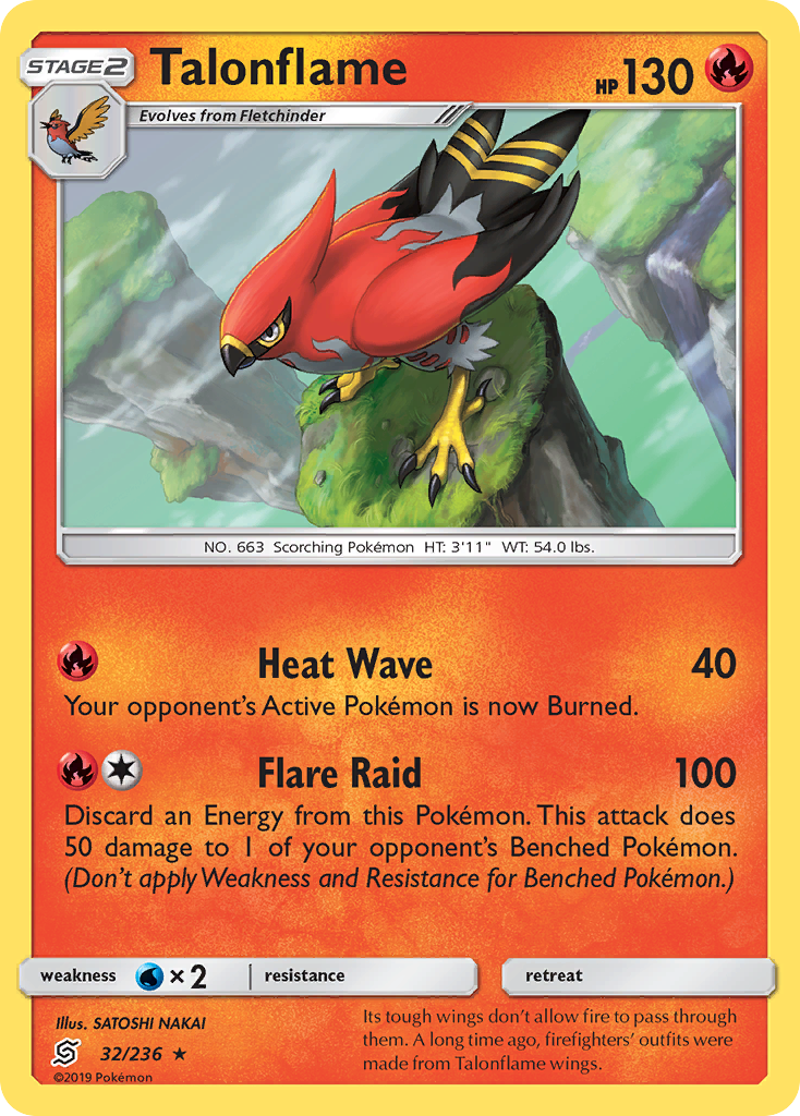 Talonflame (32/236) [Sun & Moon: Unified Minds] | Gear Gaming Bentonville