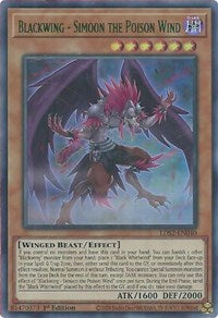 Blackwing - Simoon the Poison Wind (Green) [LDS2-EN040] Ultra Rare | Gear Gaming Bentonville