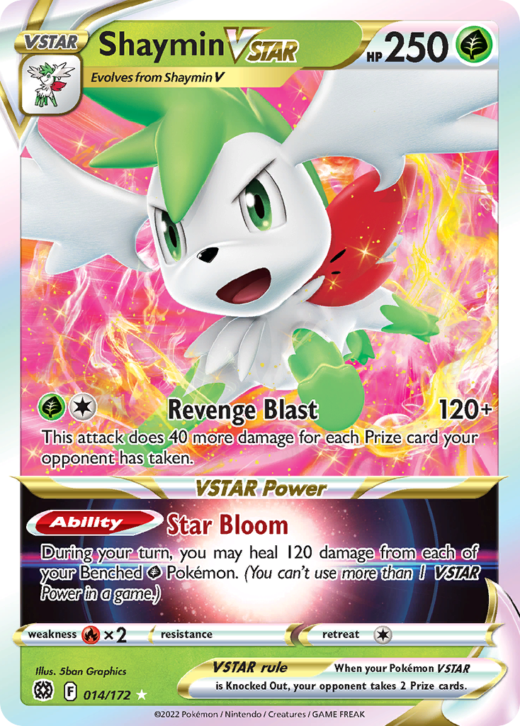 Shaymin VSTAR (014/172) (Jumbo Card) [Sword & Shield: Brilliant Stars] | Gear Gaming Bentonville