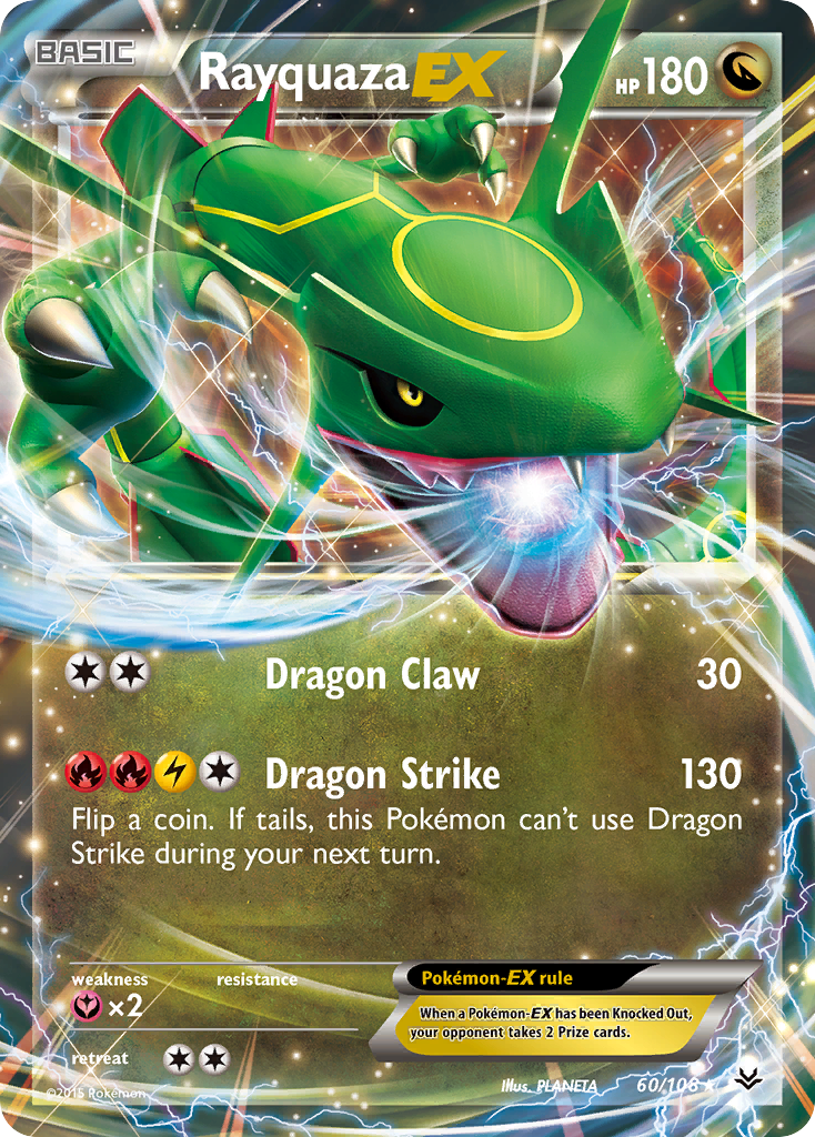 Rayquaza EX (60/108) [XY: Roaring Skies] | Gear Gaming Bentonville