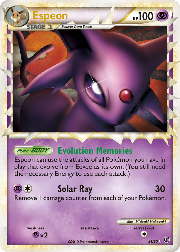 Espeon (81/90) [HeartGold & SoulSilver: Undaunted] | Gear Gaming Bentonville