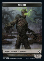 Saproling // Zombie Double-sided Token [Dominaria United Tokens] | Gear Gaming Bentonville